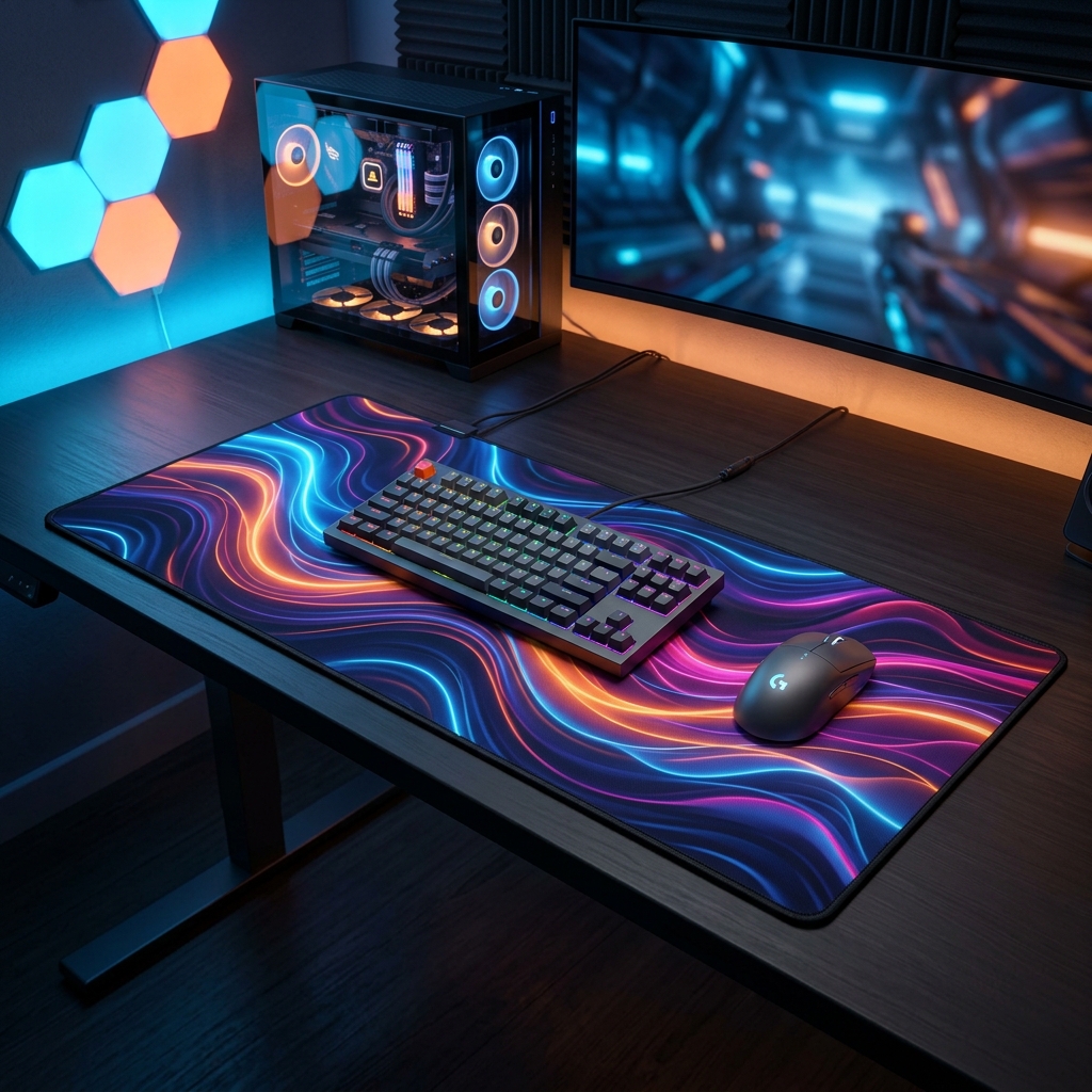 Mouse pad with custom print