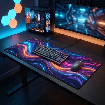 Mouse pad with custom print